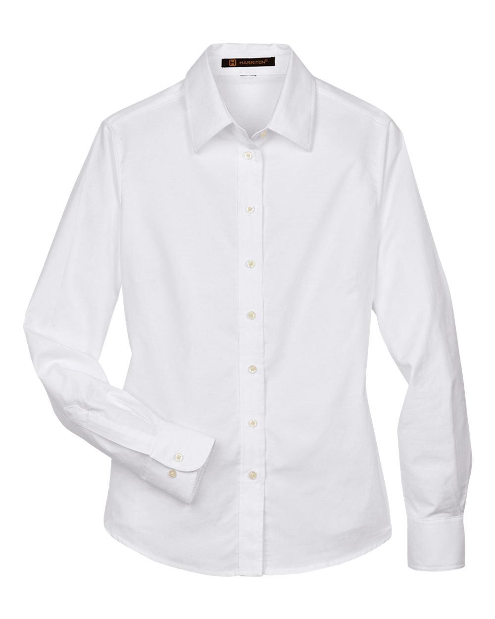 Harriton Women's Oxford Dress Shirt. M600W - White