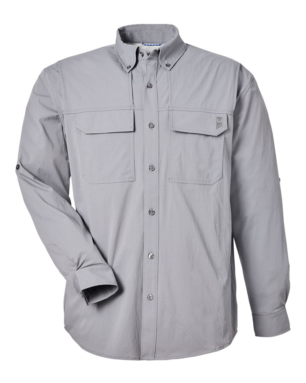 HUK Men's Creekbed Pocket Fishing Shirt. H150184 - Night Owl
