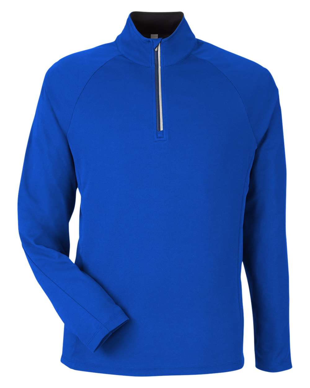 CORE365 Men's Origin Performance Pique Quarter-Zip Pullover. CE418 - True Royal/ Carbon