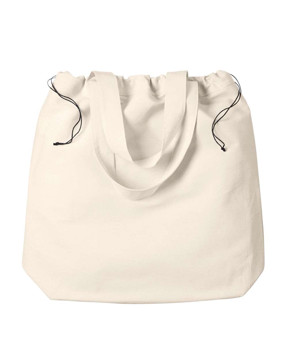 BAGedge Drawstring Tote Bag. BE087 - Natural