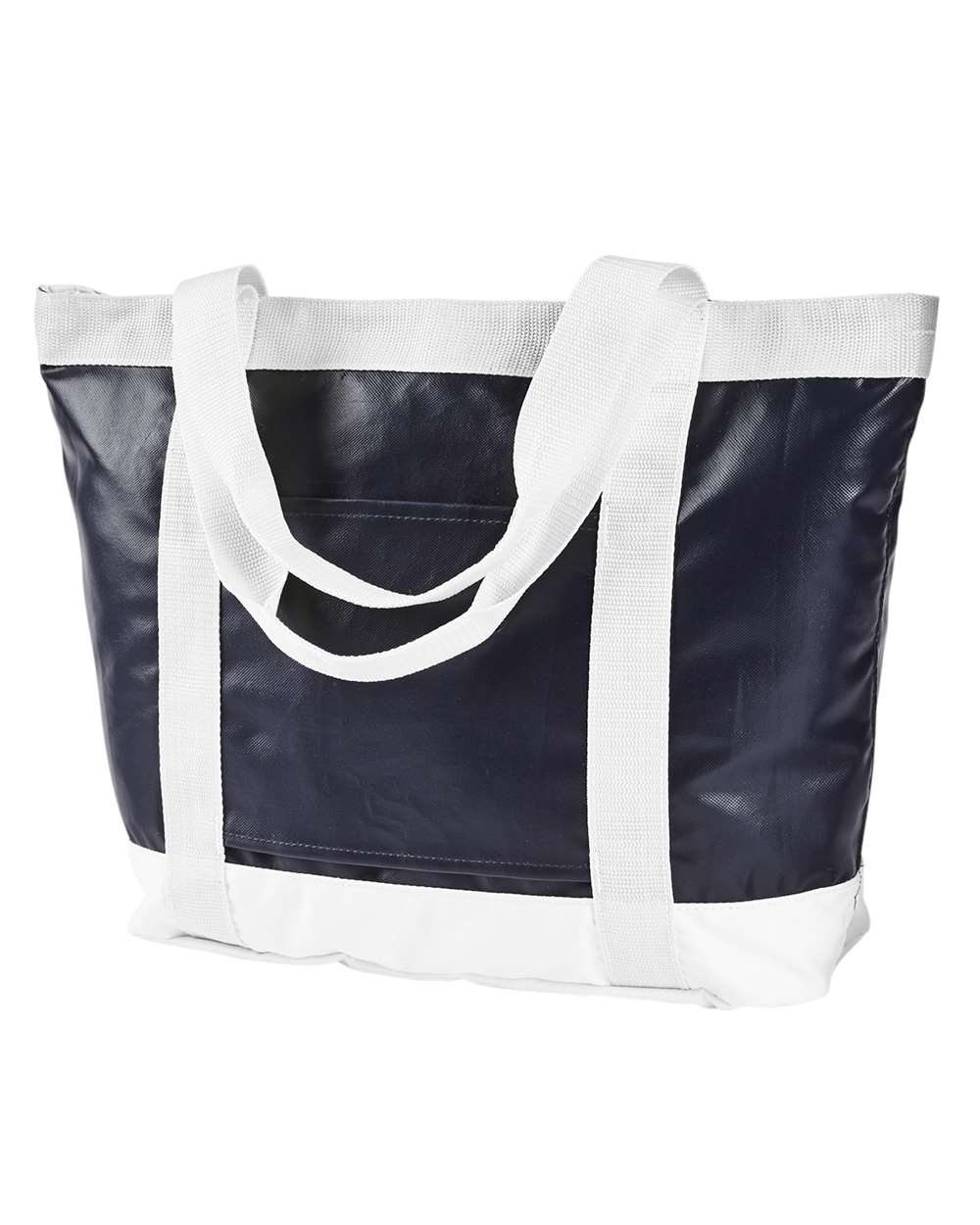 BAGedge All-Weather Tote. BE254 - Navy/ White