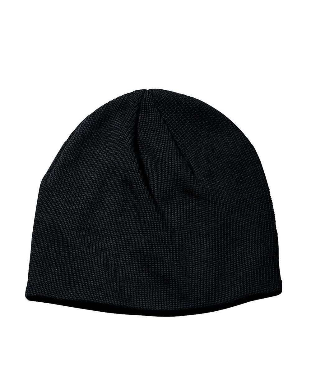 econscious Thin Rib 9" Beanie. EC7040 - Black