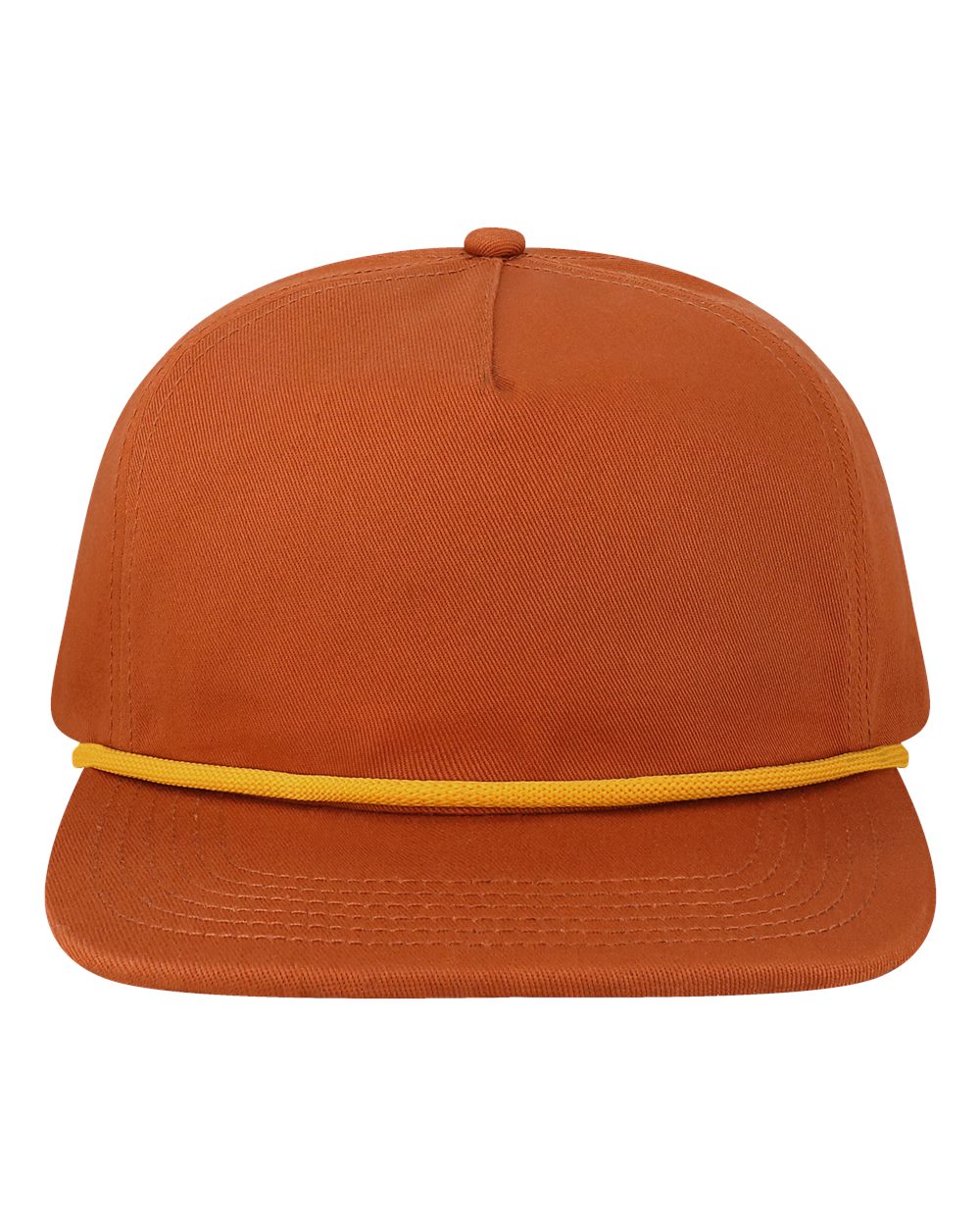 LOCALE Five-Panel Rope Cap. WILSON - Rust