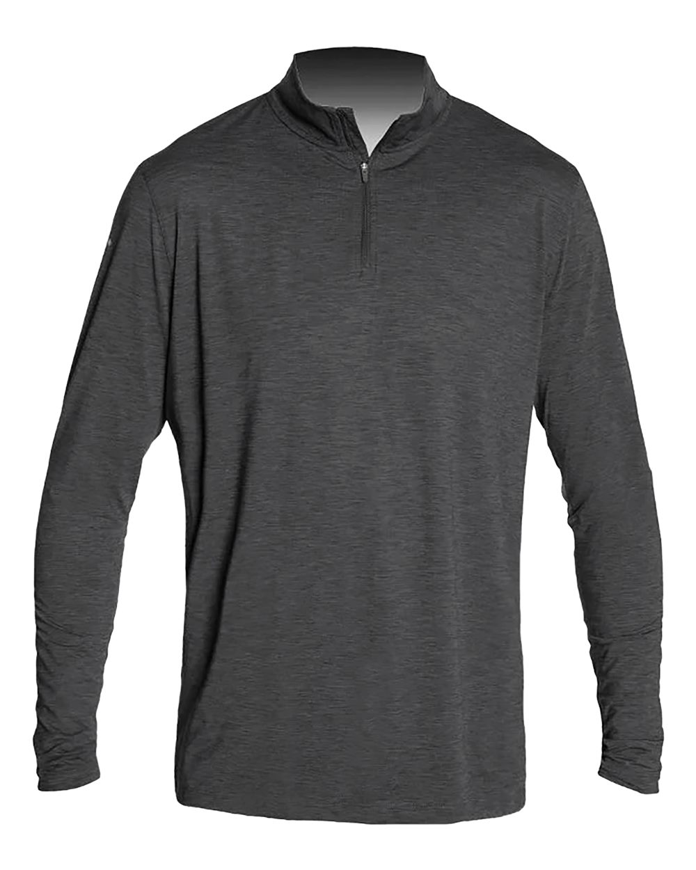 ANETIK Men's Low Pro Quarter-Zip Pullover. MVQTRL9 - Charcoal Heathered