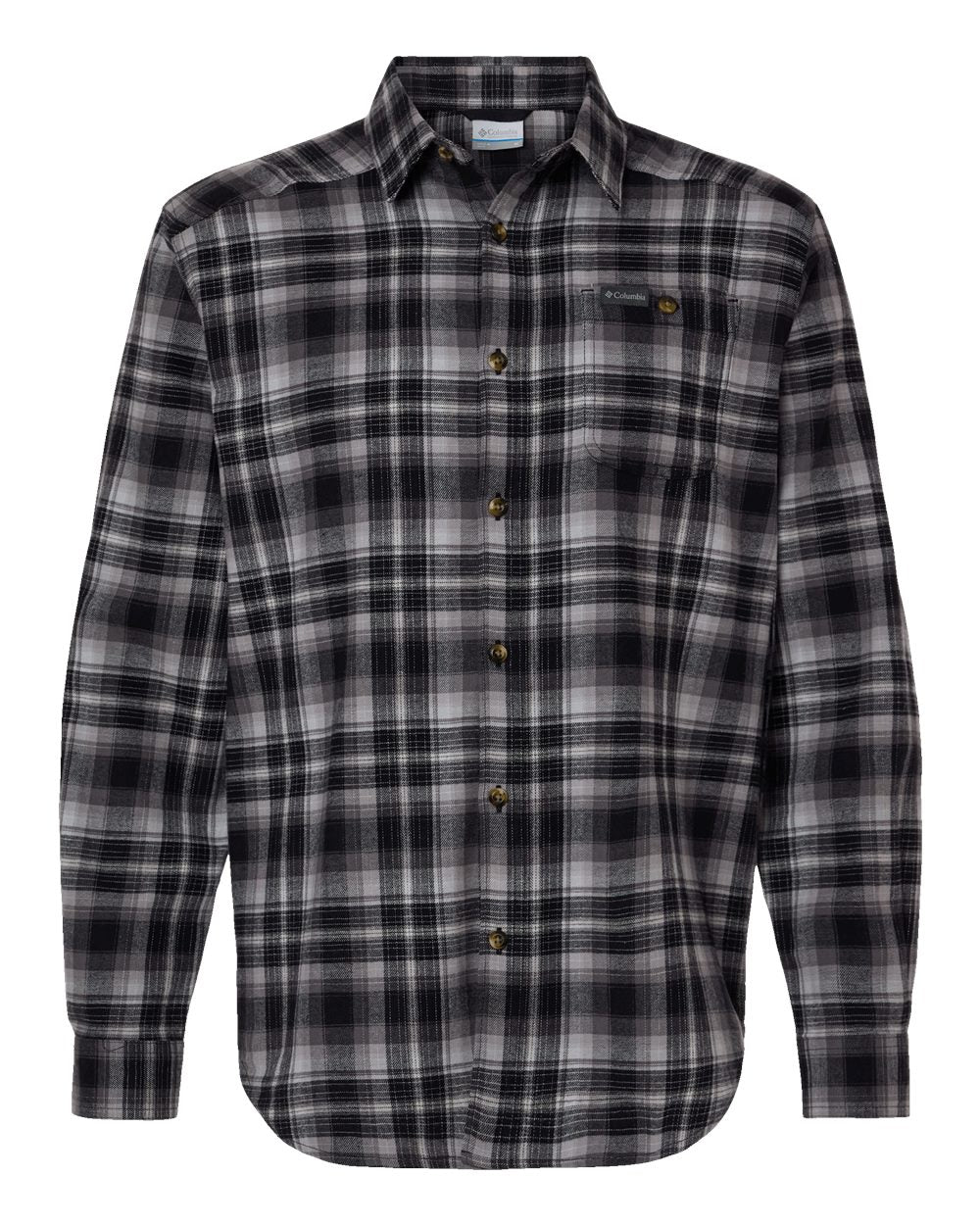 Columbia Men's Cornell Woods™ Flannel Shirt. 161795 - Black Backland Tartan