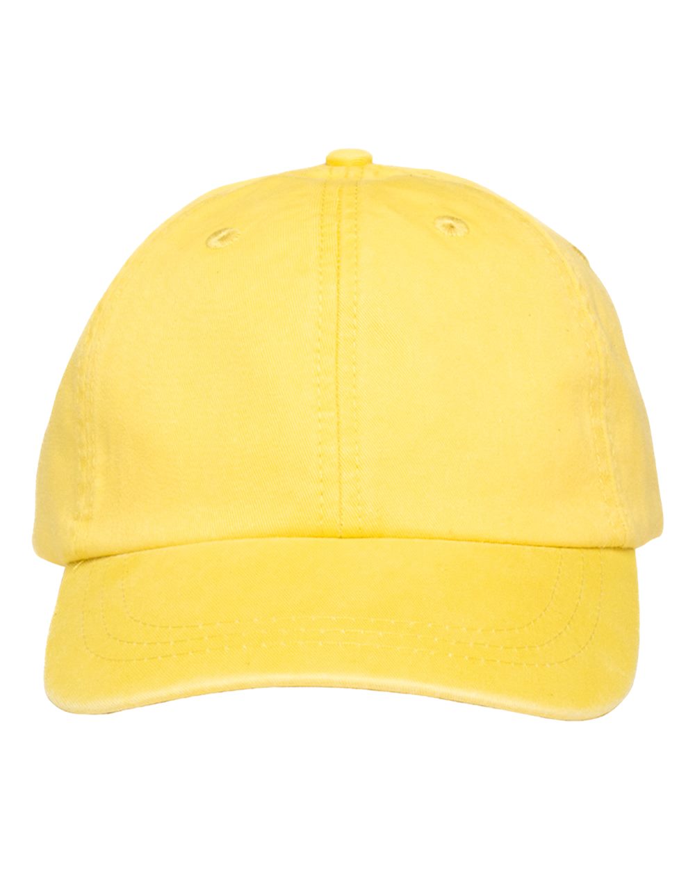 Adams Headwear Optimum Pigment-Dyed Dad Hat. LP101 - Lemon
