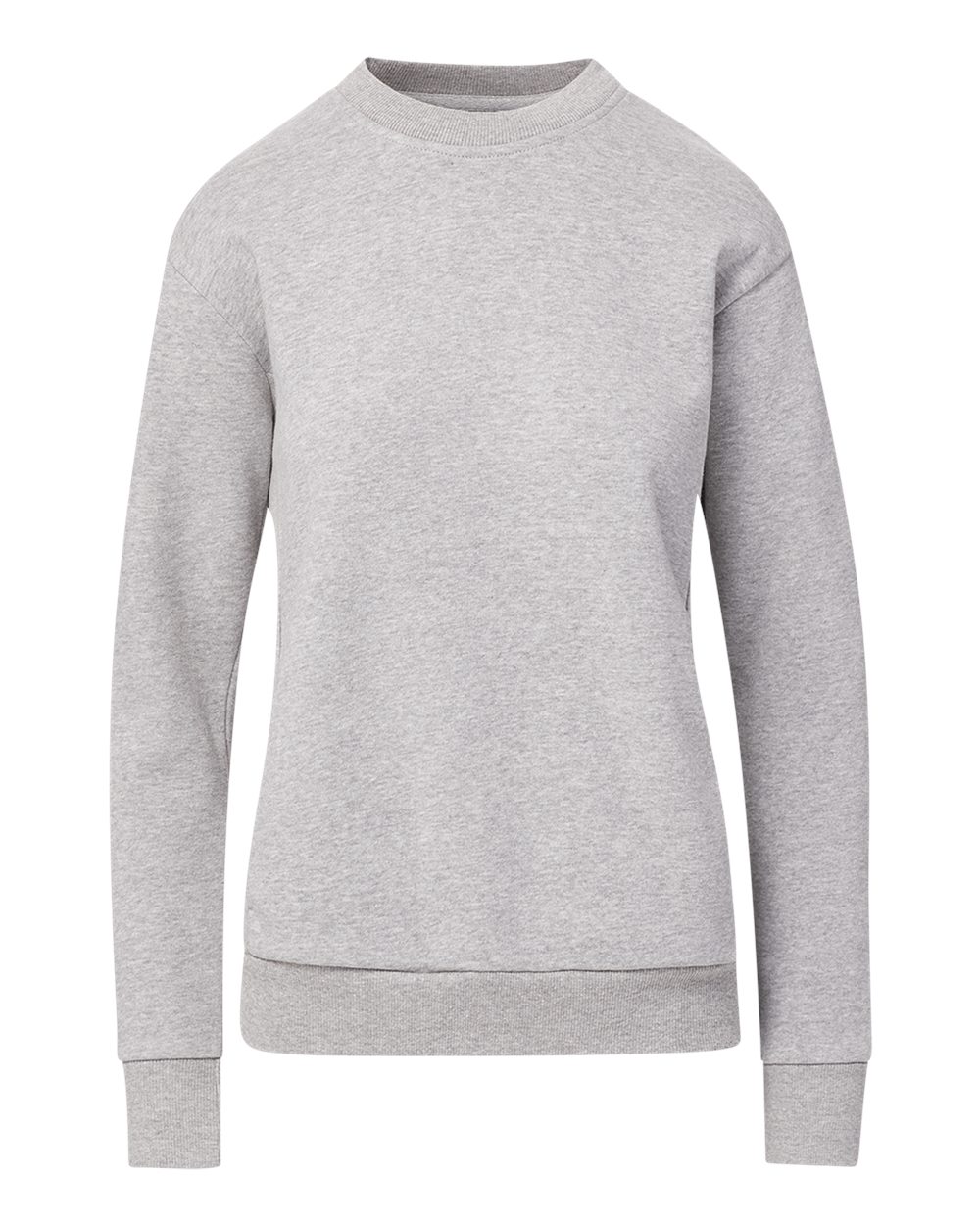 MV Sport Women's Raelynn Cloud Fleece Crewneck Sweatshirt. W23140 - Heather Grey