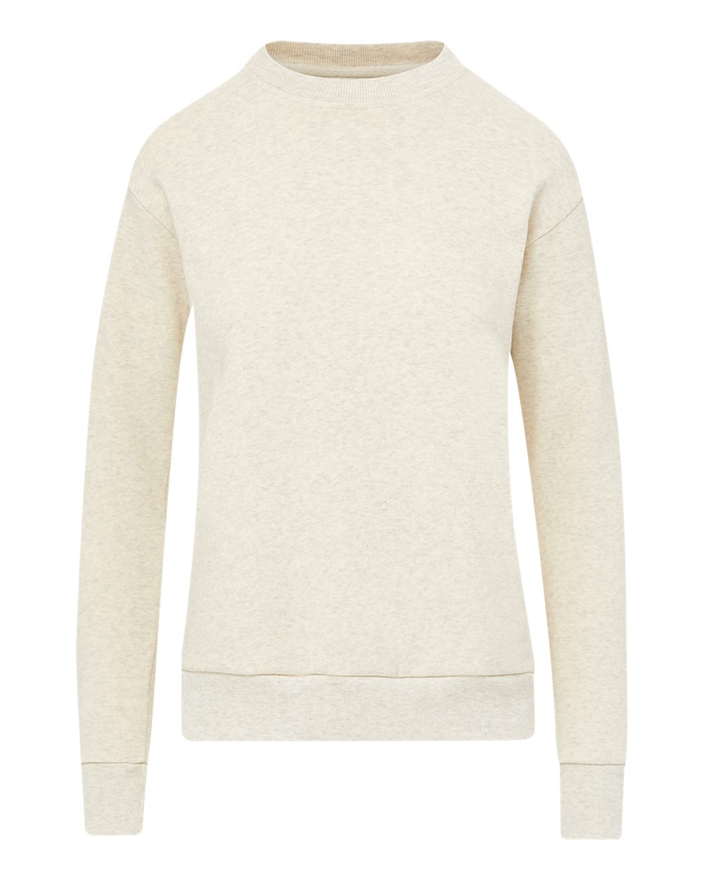 MV Sport Women's Raelynn Cloud Fleece Crewneck Sweatshirt. W23140 - Oatmeal