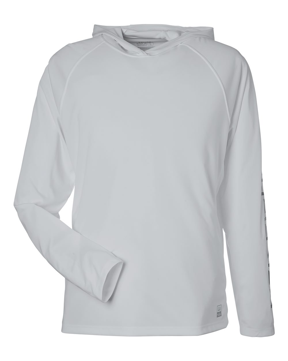 HUK Men's LoPro Pursuit Long Sleeve Hooded T-Shirt. H12L010 - Harbor Mist