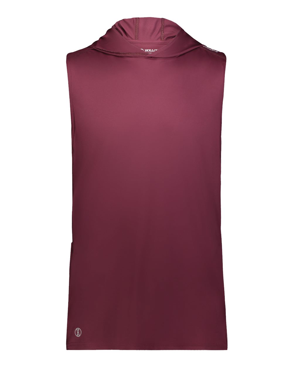 Holloway Unisex CoolCore® Hooded Sleeveless T-Shirt. 222590 - Maroon