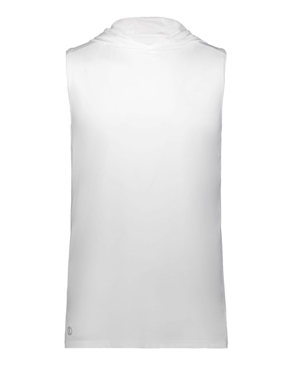 Holloway Unisex CoolCore® Hooded Sleeveless T-Shirt. 222590 - White