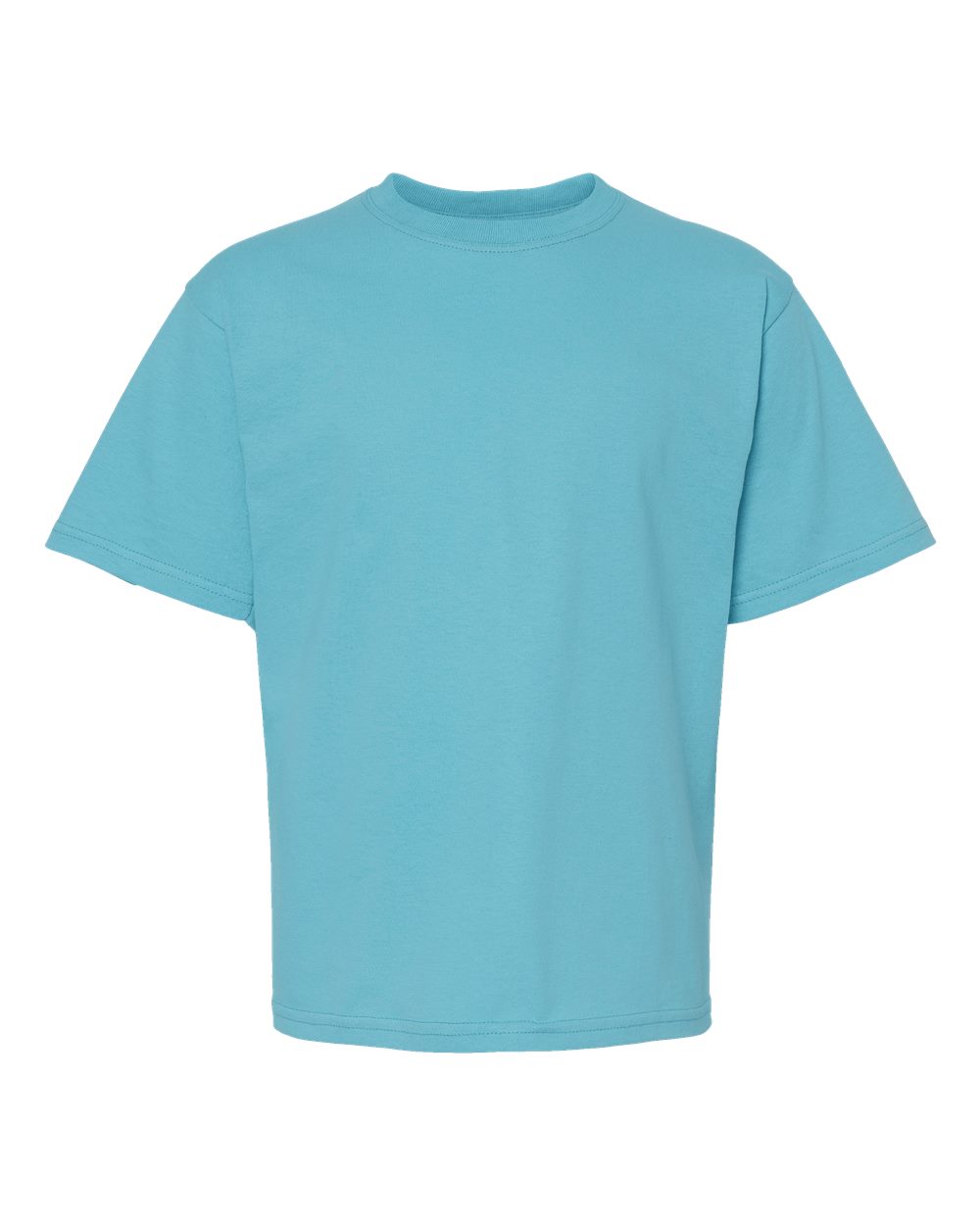 M&O Youth Gold Soft Touch T-Shirt. 4850 - Diving Blue