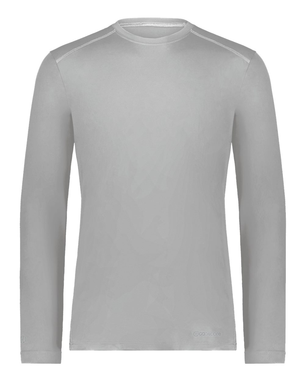 Holloway Unisex Essential Long Sleeve T-Shirt Powered By Coolcore. 222138 - Athletic Grey