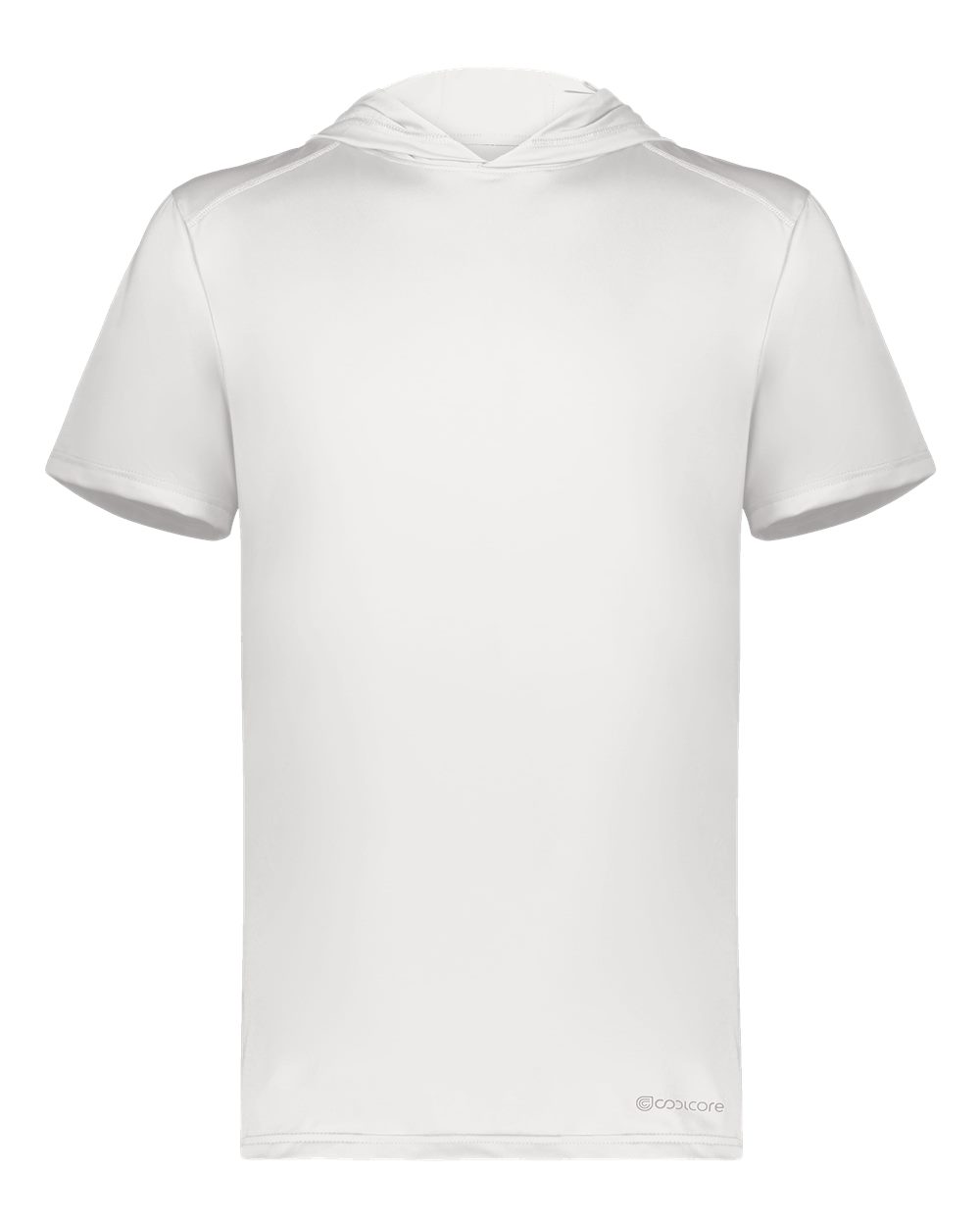 Holloway Men's Hooded T-Shirt Powered by Coolcore. 222142 - White