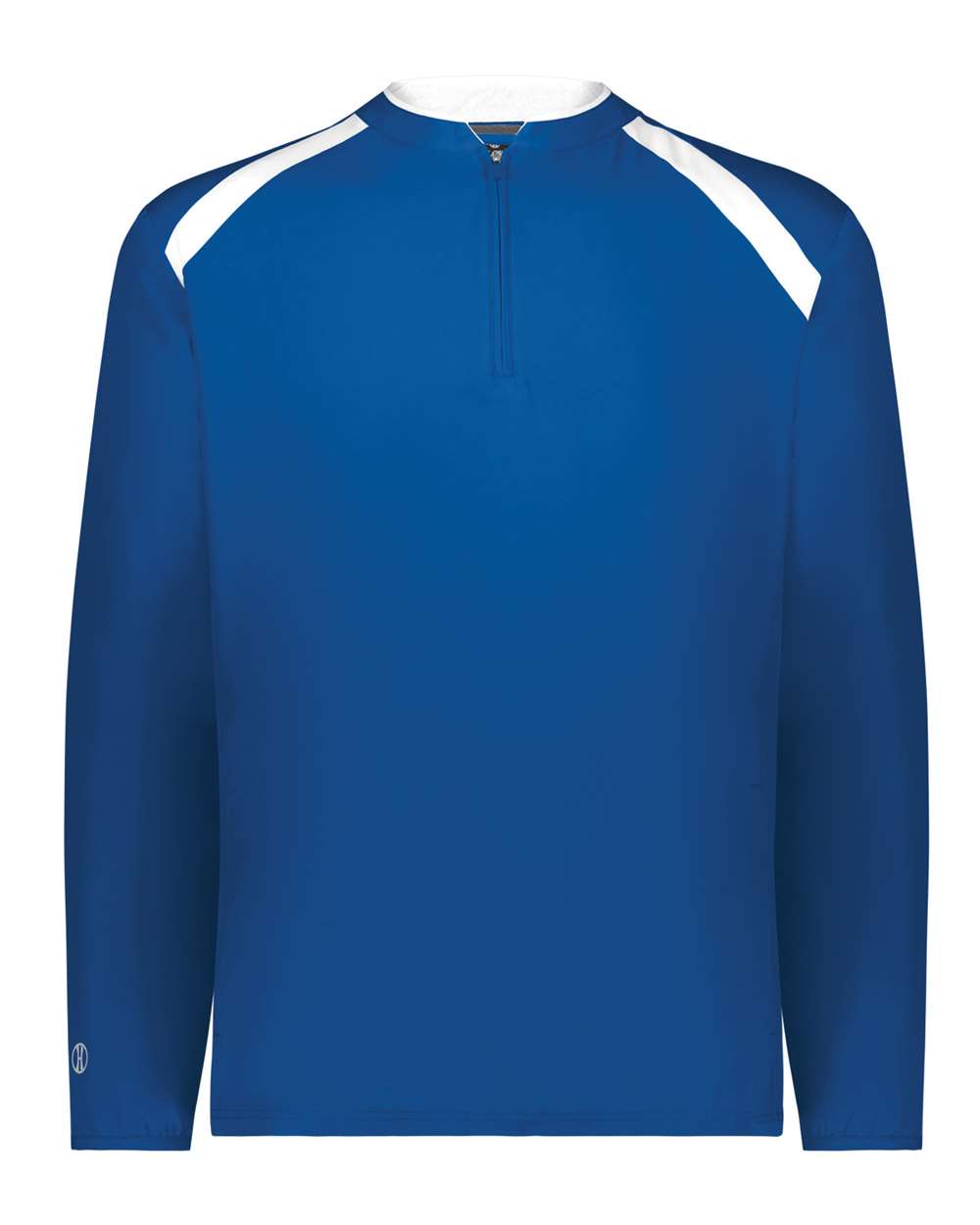 Holloway Men's Clubhouse Quarter-Zip Pullover. 229595 - Royal/ White