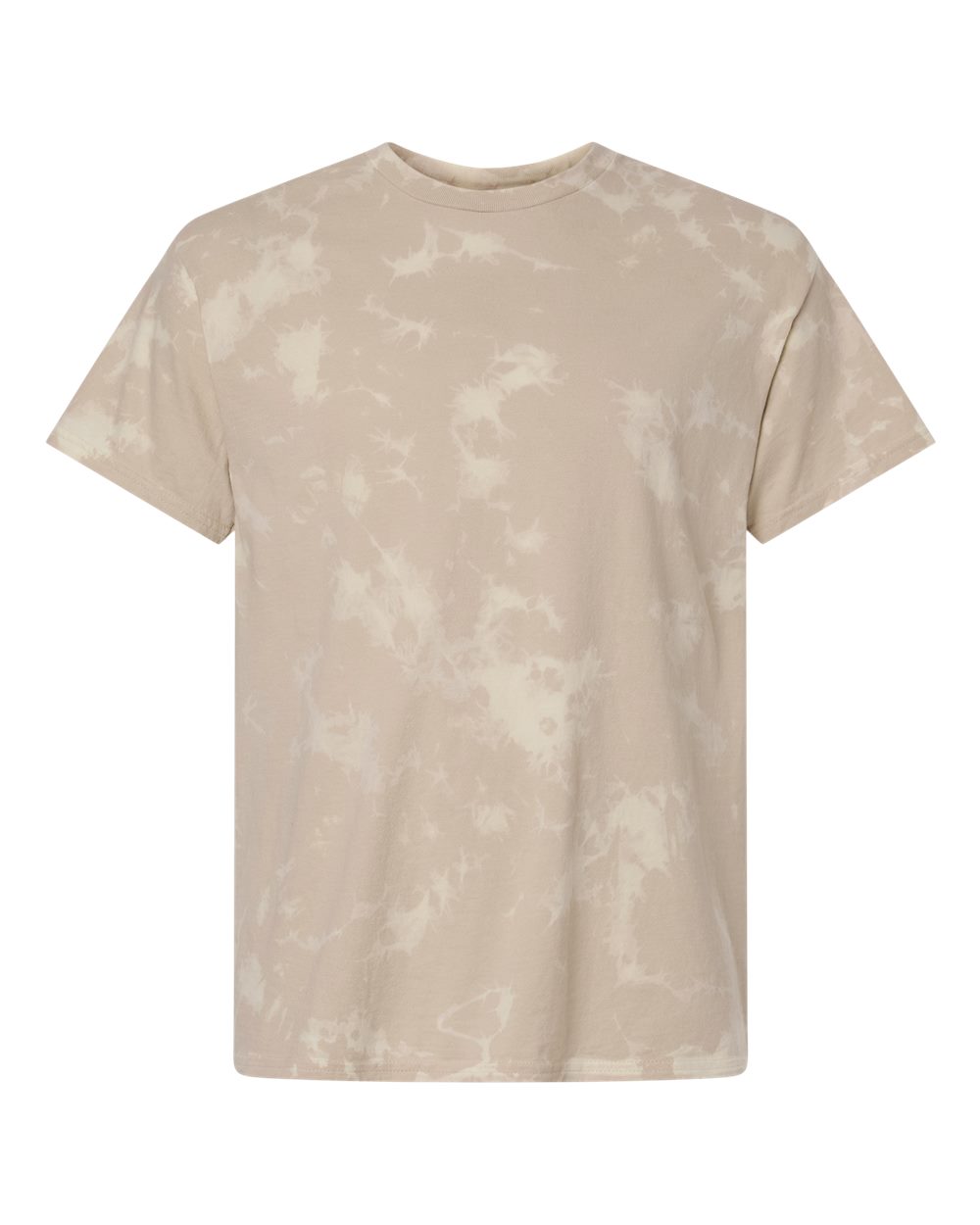 Colortone Unisex Bleach Out Dyed T-Shirt. 1385 - Beige