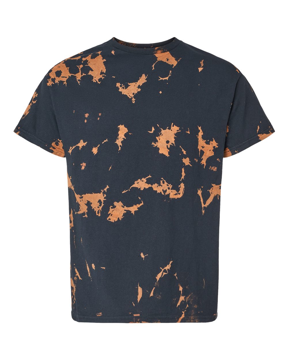 Colortone Unisex Bleach Out Dyed T-Shirt. 1385 - Black