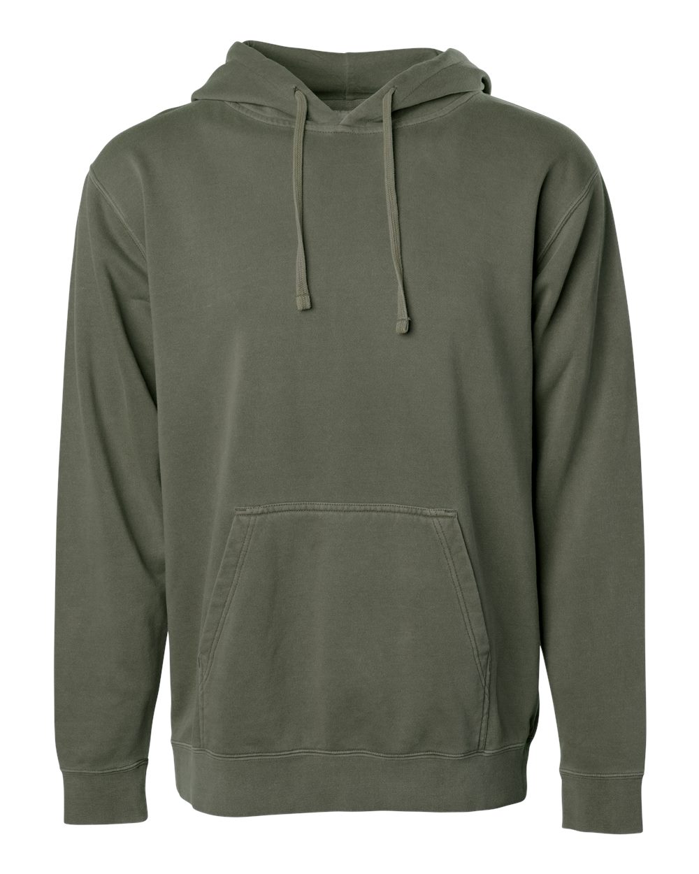 Independent Trading Co. Unisex Midweight Pigment-Dyed Hooded Sweatshirt. PRM4500 - Pigment Army