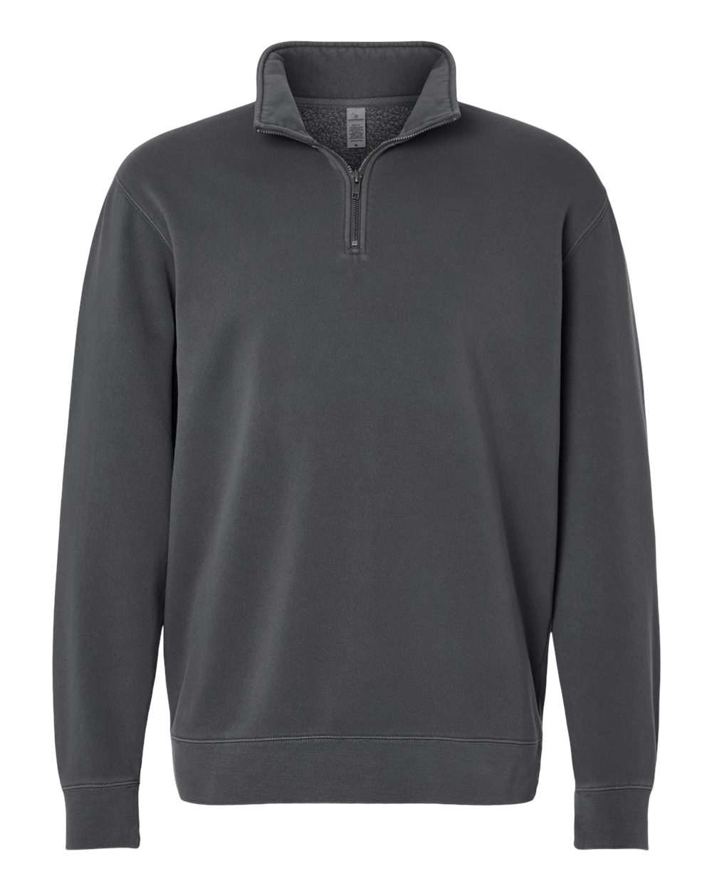 Independent Trading Co. Unisex Pigment-Dyed Quarter-Zip Pullover. PRM4600QZ - Pigment Black
