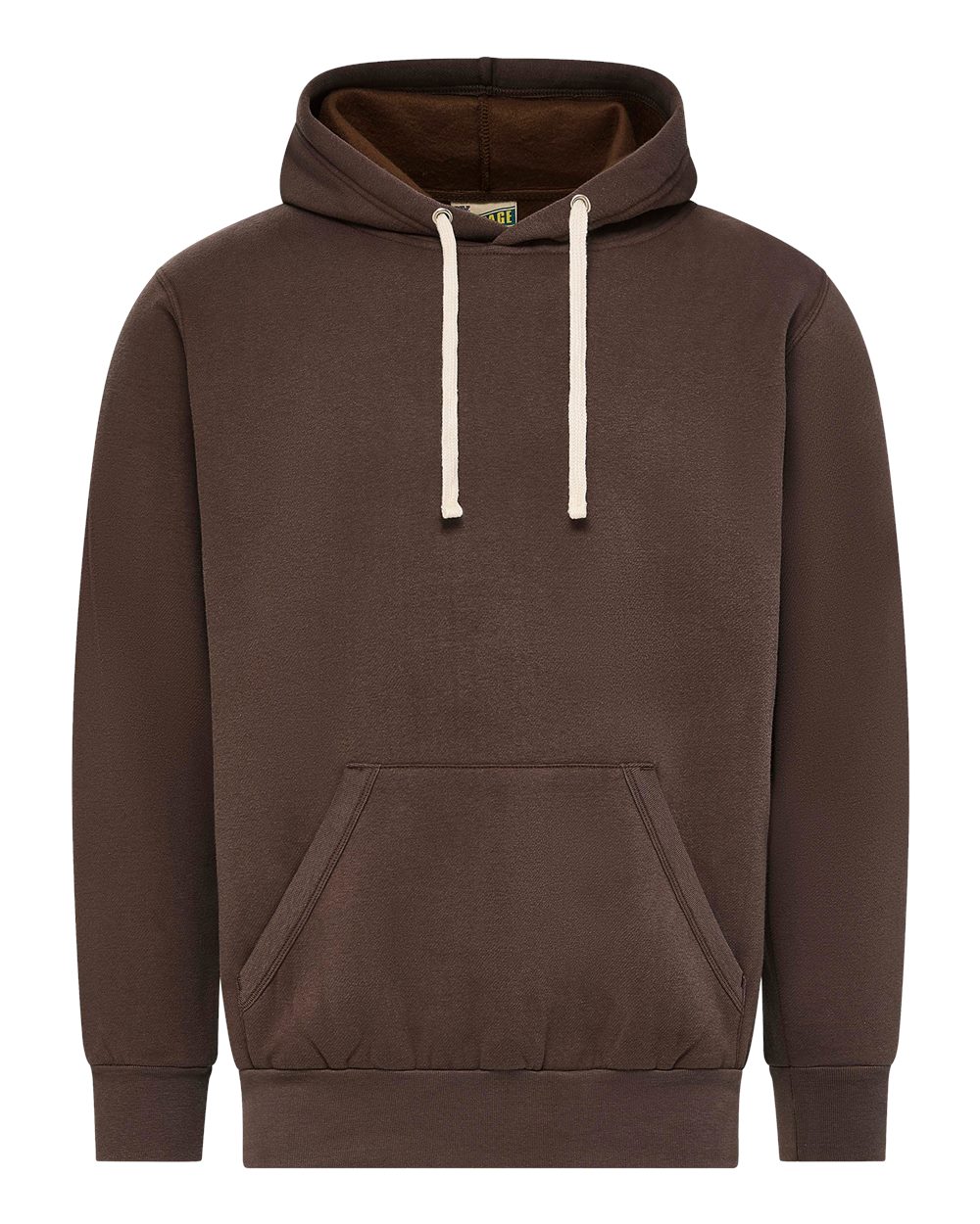MV Sport Unisex Vintage Fleece Hooded Sweatshirt. 1478 - Cocoa