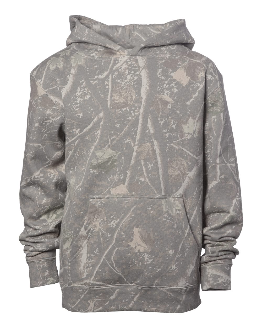 Independent Trading Co. Youth Midweight Hooded Sweatshirt. SS4001Y - Deadwood Tree Camo