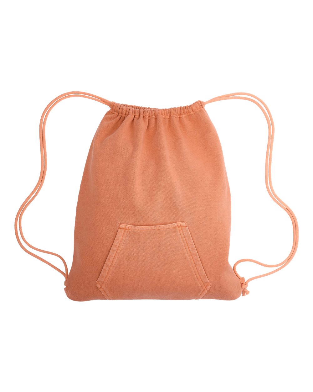 MV Sport Coastal Color™ Drawstring Bag. 25500 - Tangy Tangerine