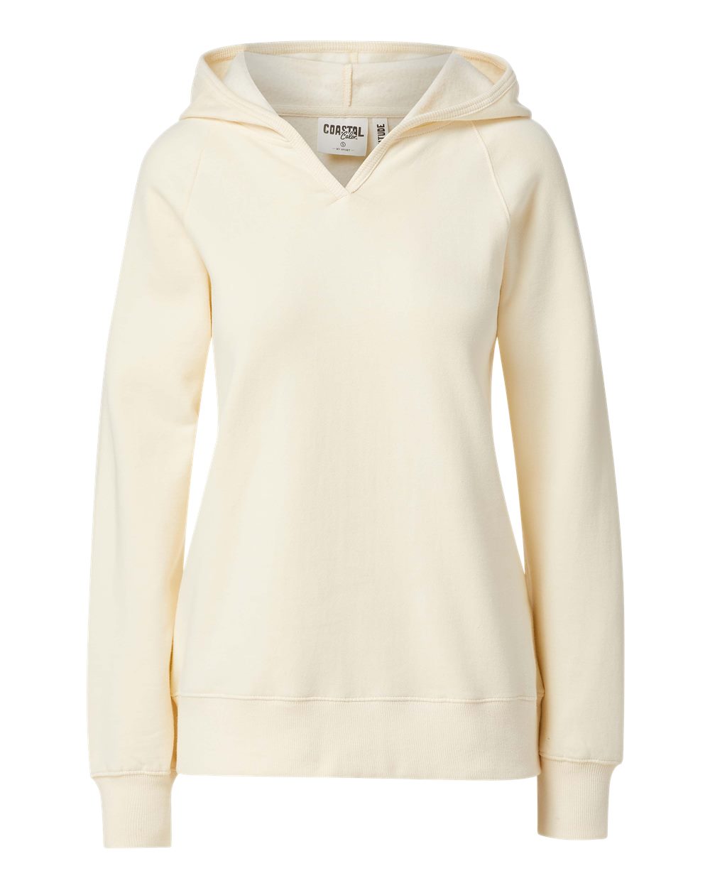 MV Sport Women's Coastal Color™ Hooded Sweatshirt. W24707 - Vanilla