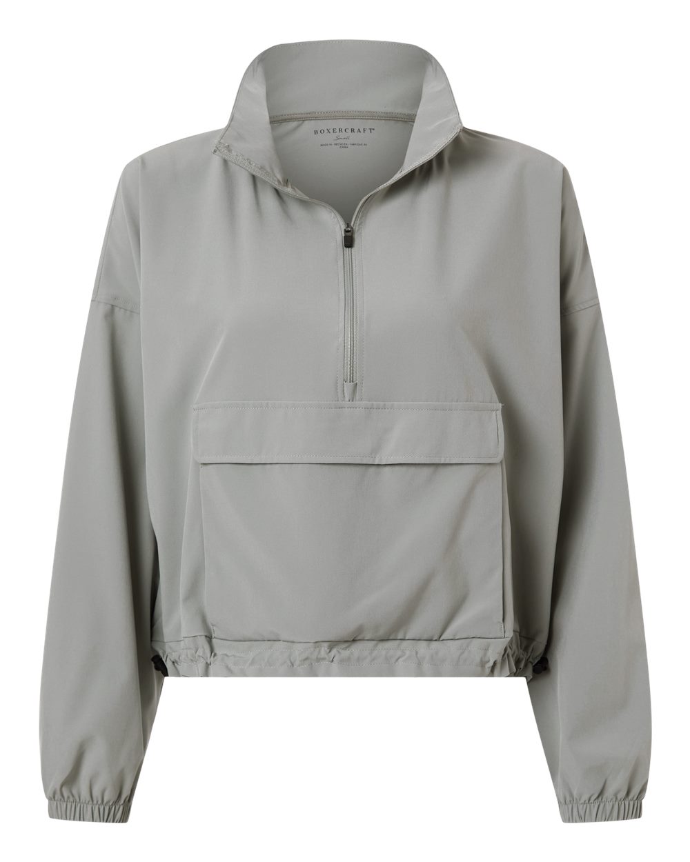 Boxercraft Women's Stretch Woven Quarter-Zip Pullover. BW5204 - Oxford