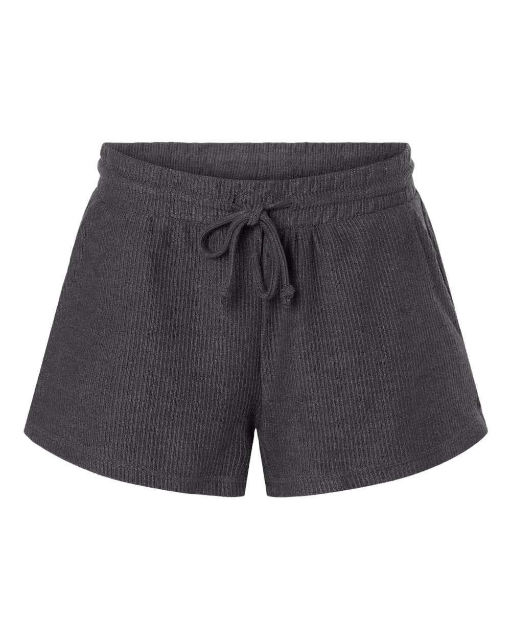 Boxercraft Women's Rib Knit Corded Shorts. BW6506 - Black