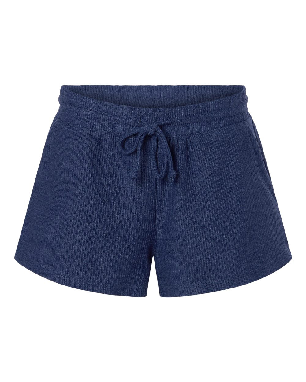 Boxercraft Women's Rib Knit Corded Shorts. BW6506 - Navy