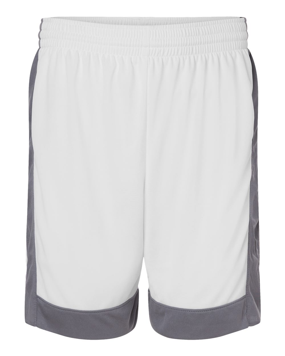 Augusta Sportswear Unisex Match-Up Basketball Shorts. 6889 - White/ Graphite
