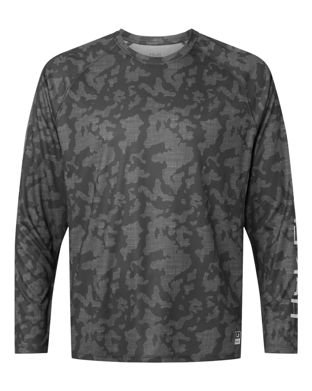 HUK Men's Lopro Running Lakes Long Sleeve T-Shirt. H12L0017 - Volcanic Ash
