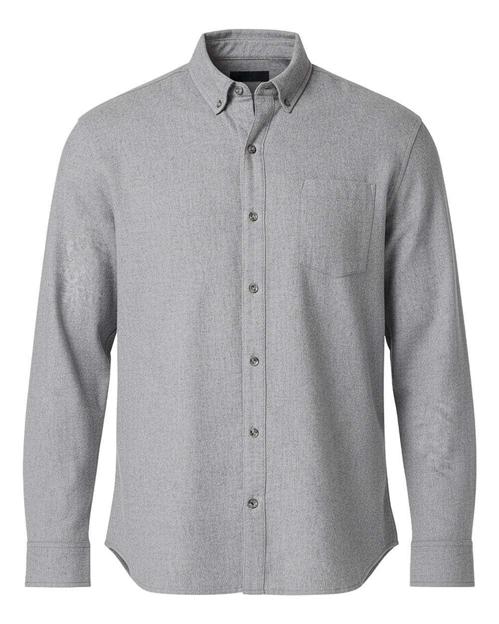 Boxercraft Men's Flannel Button Down Shirt. BU7401 - Oxford Heather