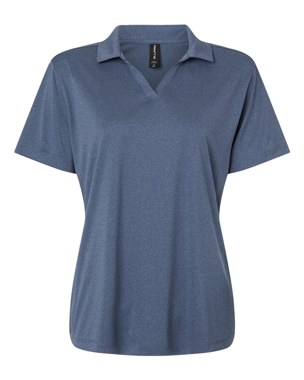 AllPro Women's Pro-Lock Performance Polo. 41800L - Heather Navy