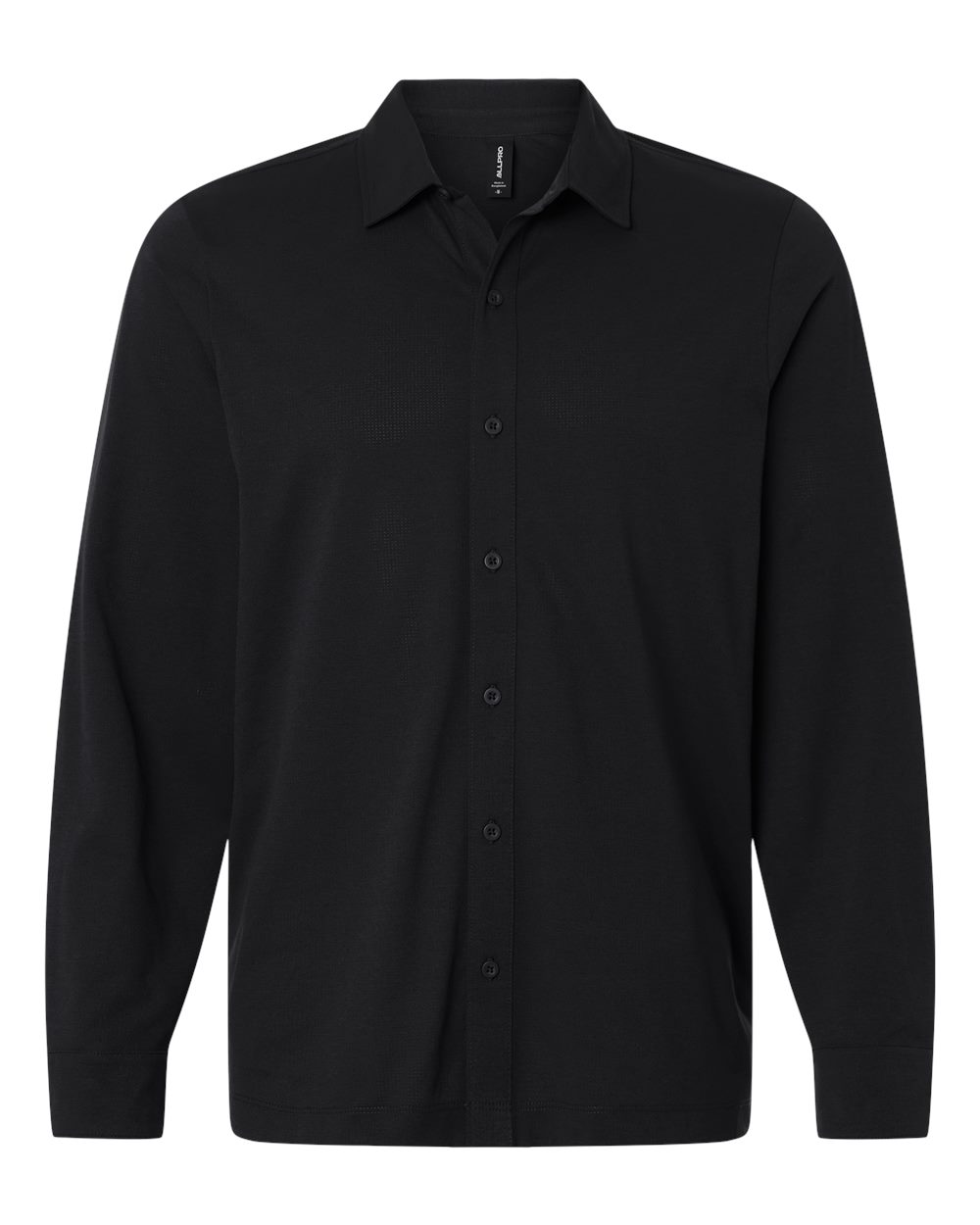 AllPro Men's Pro-Flex Sorona® Button Down Shirt. 41SPLS - Black