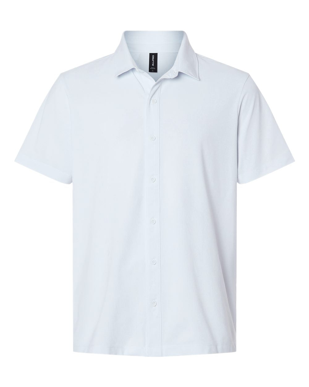 AllPro Men's Pro-Flex Sorona® Button Down Short Sleeve Shirt. 41SPSS - White