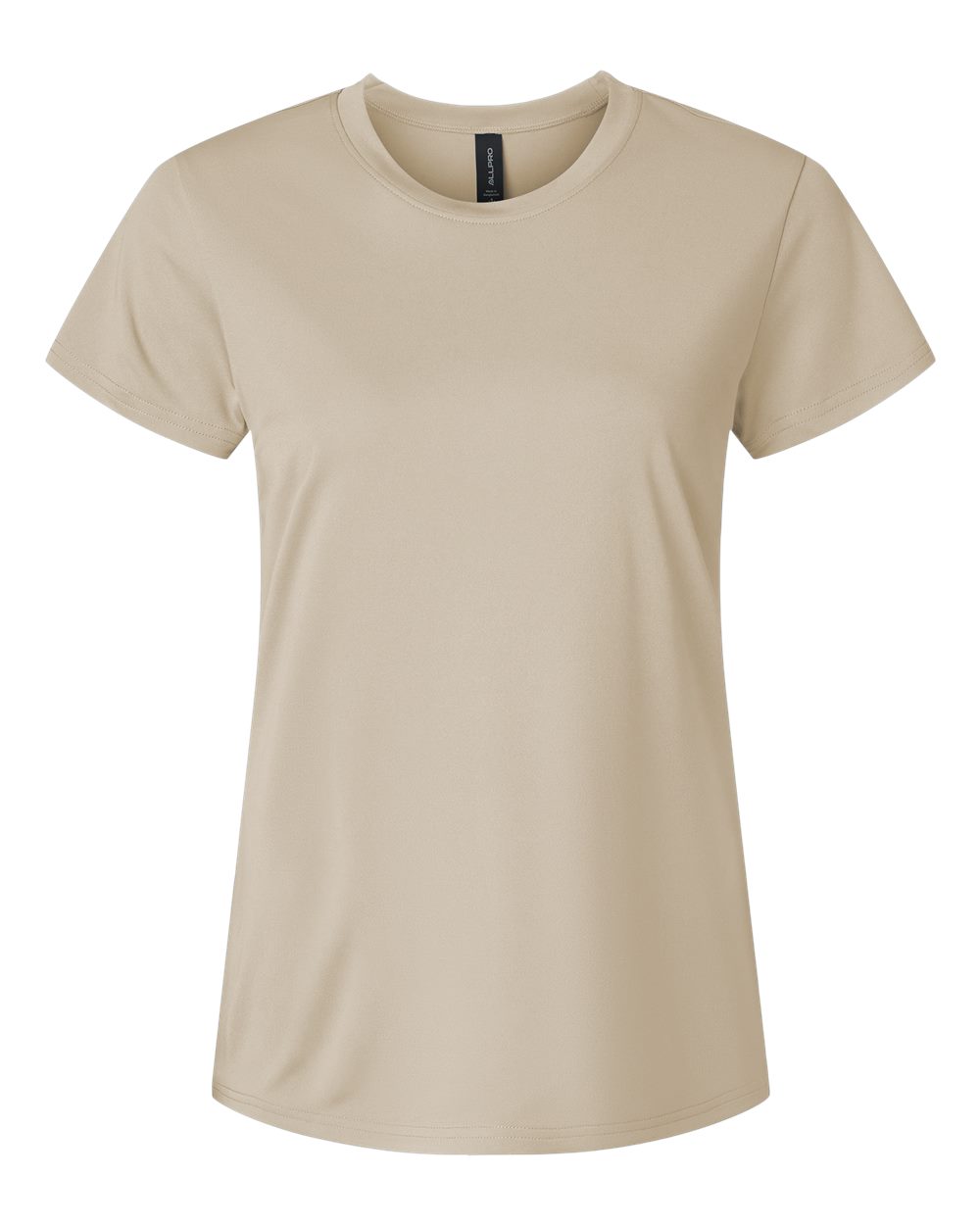 AllPro Women's Pro-Lock Performance T-Shirt. 48000L - Sand