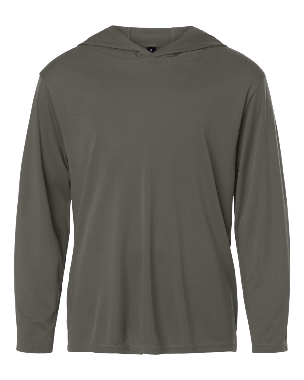 AllPro Youth Pro-Lock Performance Hooded Long Sleeve T-Shirt. 48510Y - Charcoal