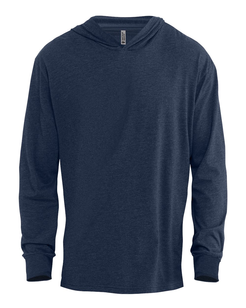 Next Level Unisex CVC Hoodie Long Sleeve Tee. 6221 - Midnight Navy