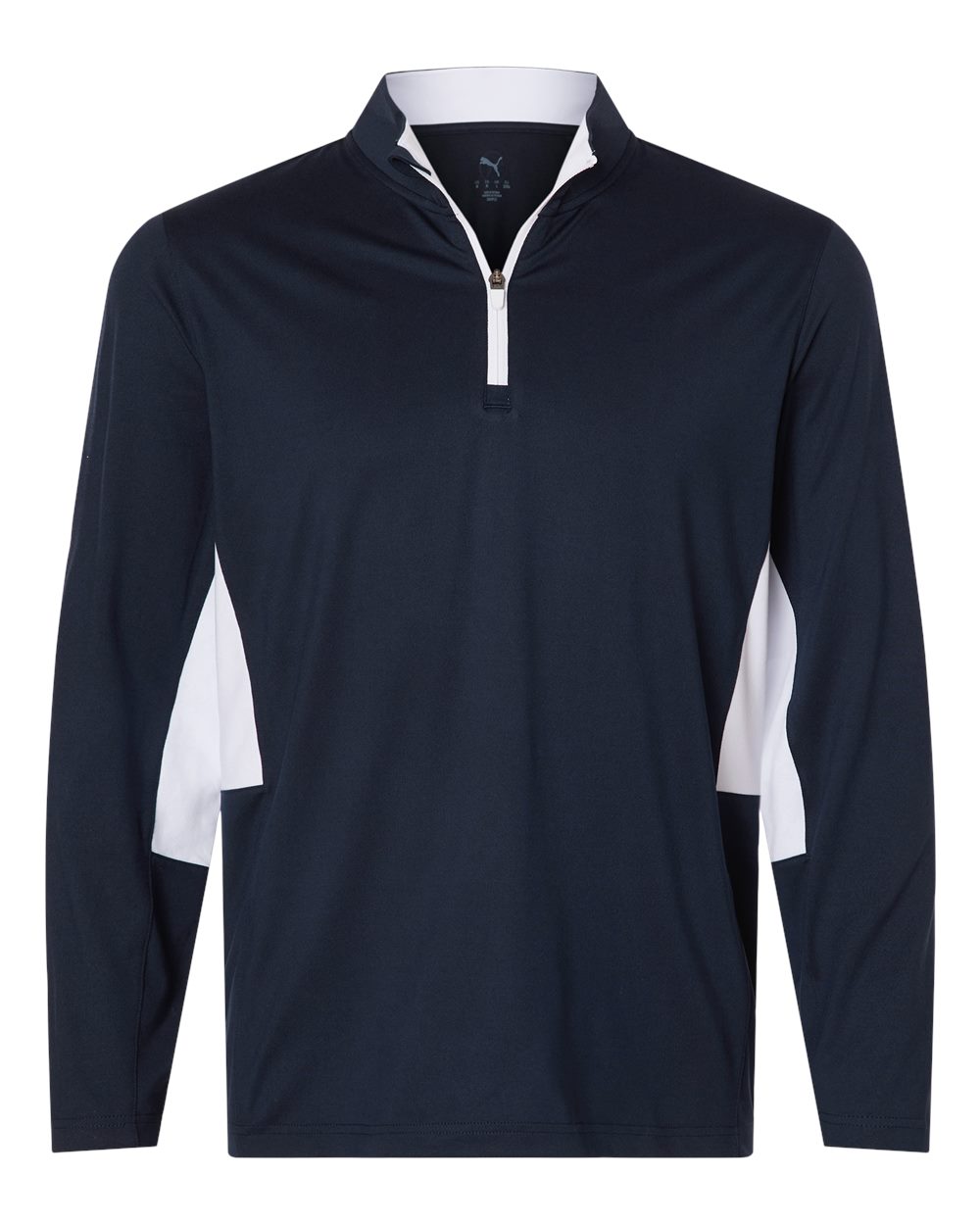 Puma Golf Men's Pure 2.0 Quarter-Zip. 628858 - Deep Navy/ White Glow