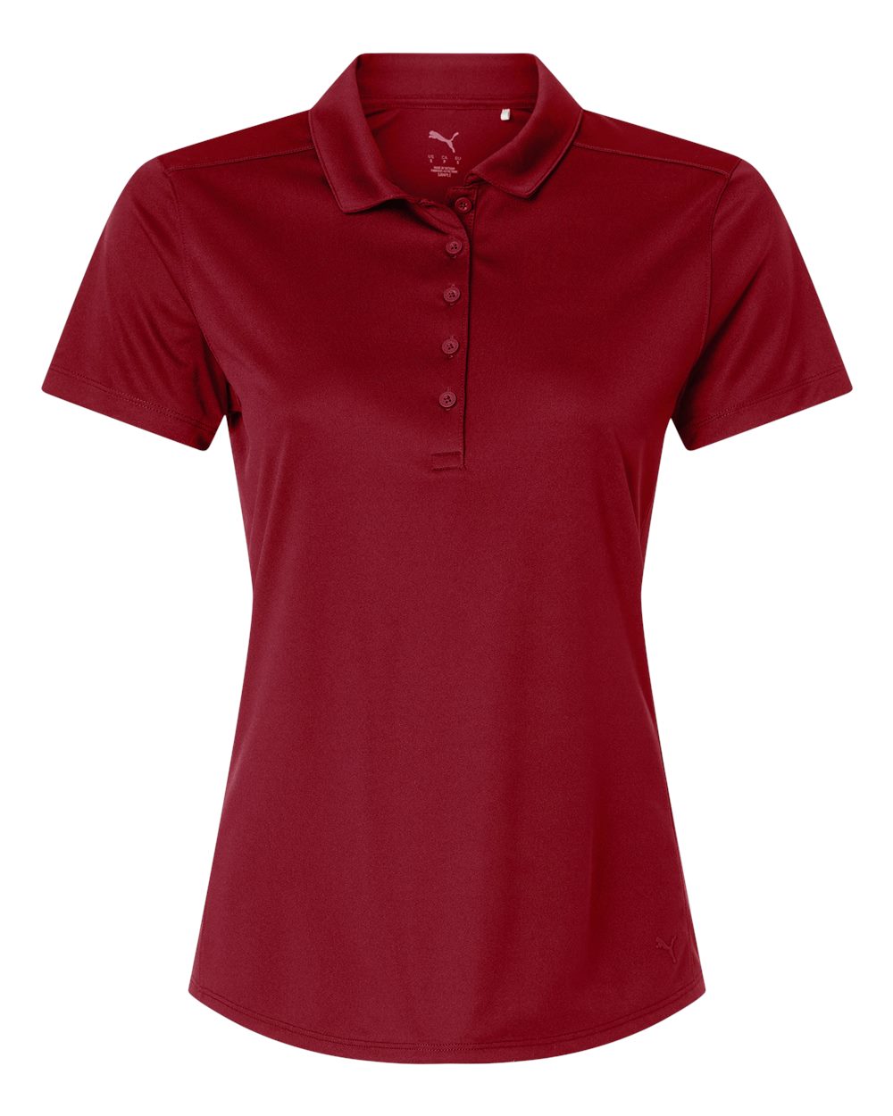 Puma Golf Womens Pure 2.0 Polo. 629944 - Dark Crimson