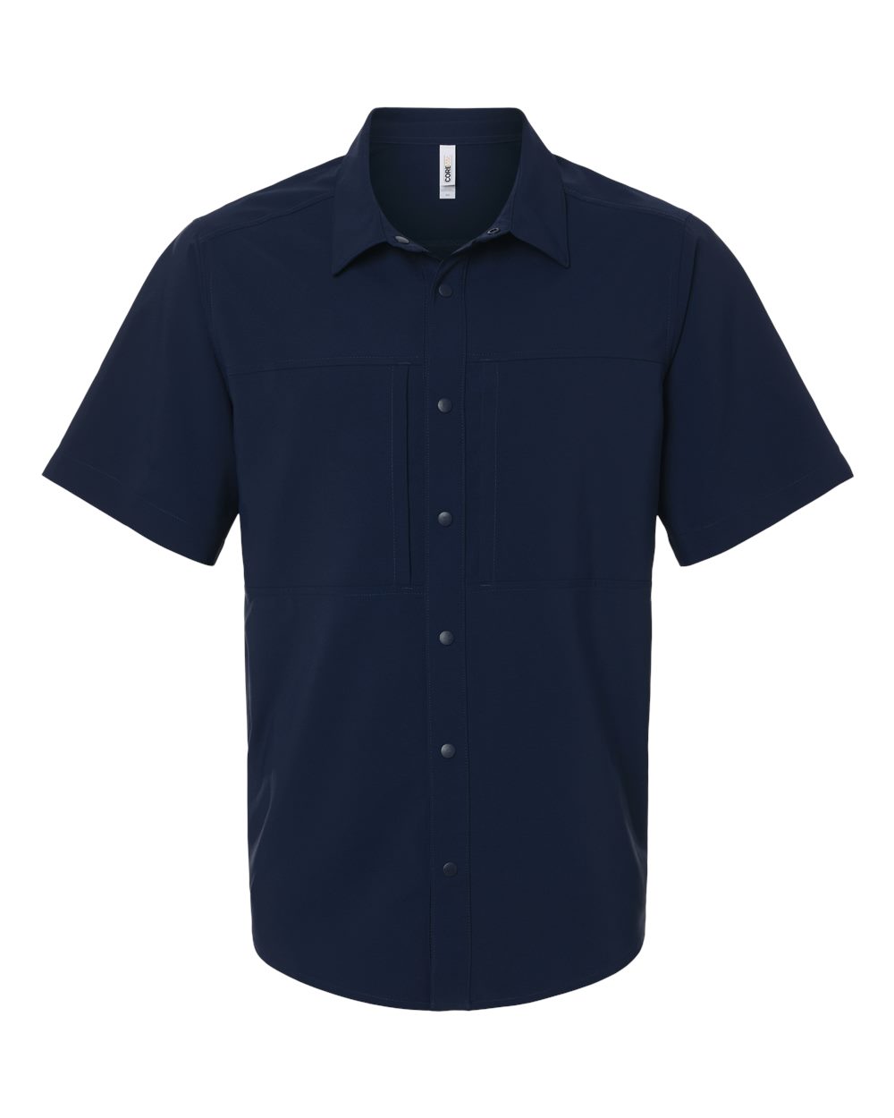 CORE365 Men's UltraUVP Shoreline Short Sleeve Staff Shirt. CE520 - Classic Navy