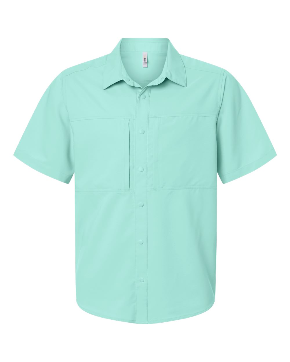 CORE365 Men's UltraUVP Shoreline Short Sleeve Staff Shirt. CE520 - Sea Glass