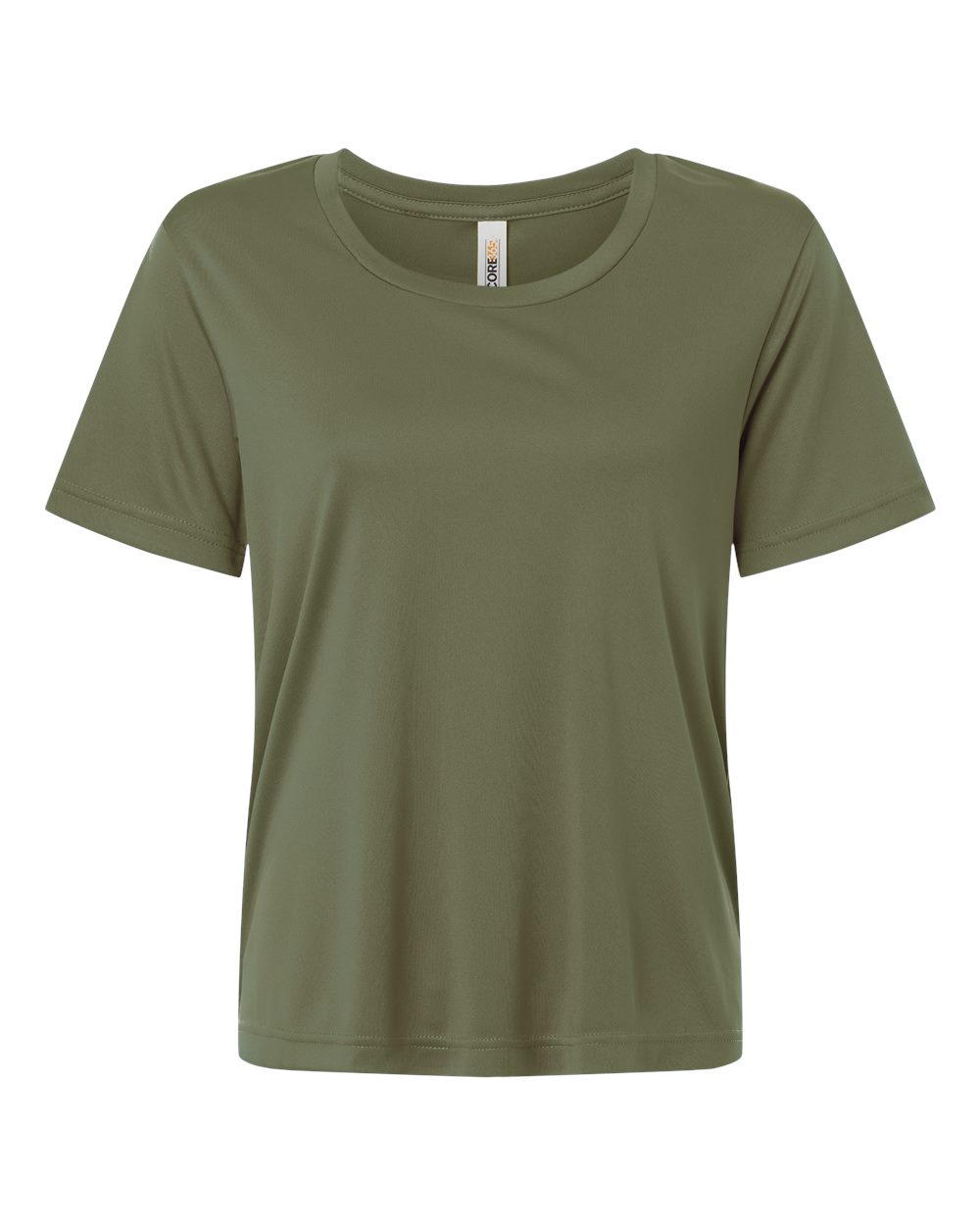 CORE365 Women's Capital Performance T-Shirt. CE10W - Military Green