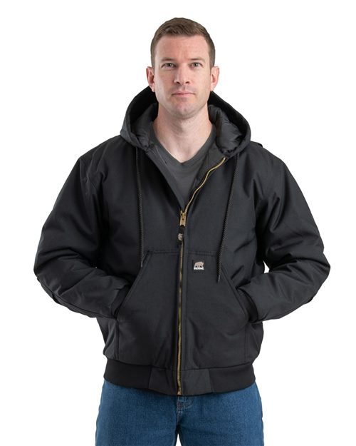 Berne Apparel Men's Icecap Insulated Hooded Jacket. NJ51