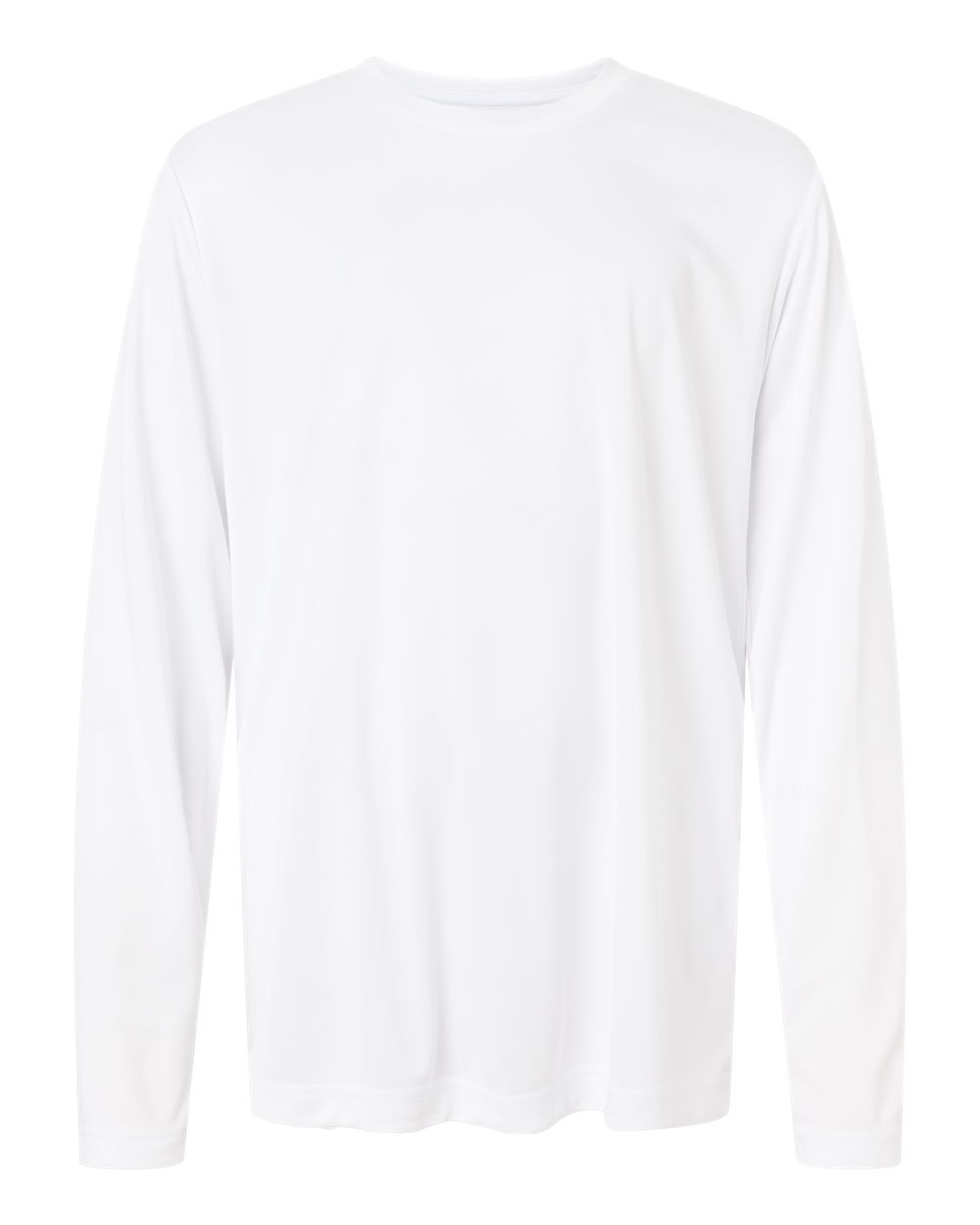 CORE365 Youth Capital Performance Long Sleeve T-Shirt. CE10LY - White