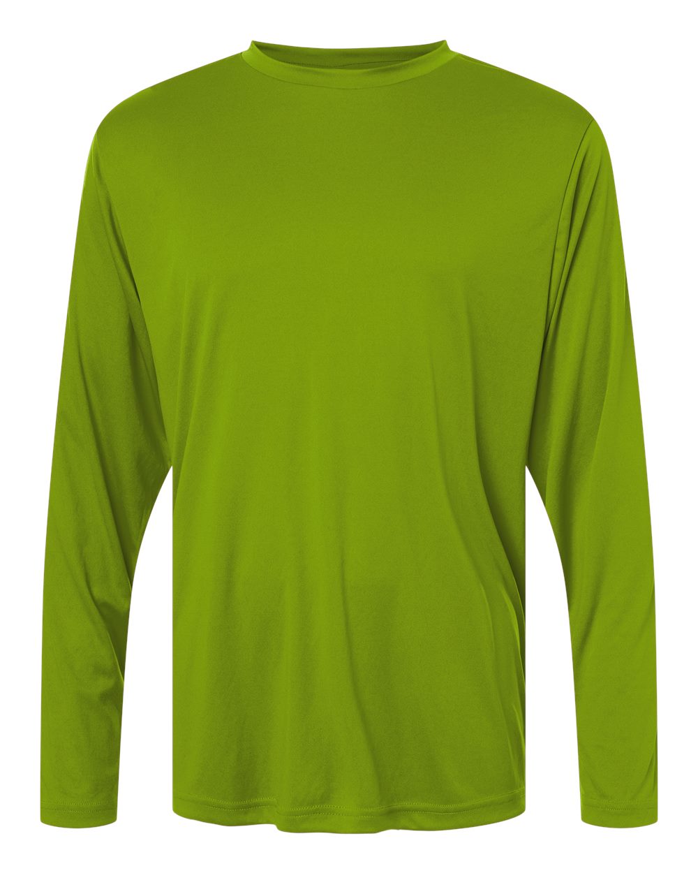 CORE365 Unisex Capital Long Sleeve Performance T-Shirt. CE10L - Acid Green