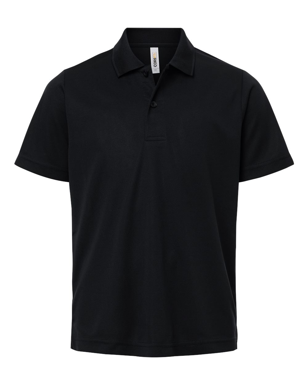 CORE365 Youth Nova Performance Pique Polo. CE108Y - Black