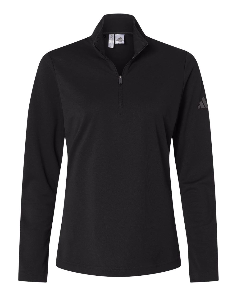 Adidas Women's Lightweight Quarter-Zip Pullover. A400 - Black
