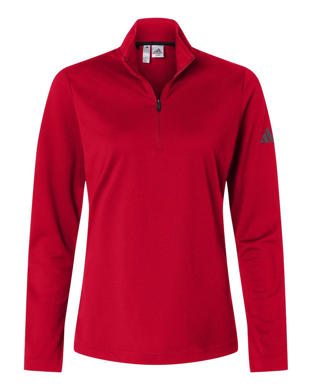 Adidas Women's Lightweight Quarter-Zip Pullover. A400 - Power Red